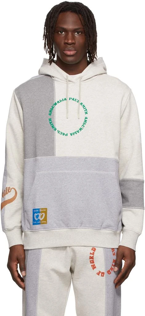 Ahluwalia &PaulSmith SSENSE Exclusive Grey Hoodie 1