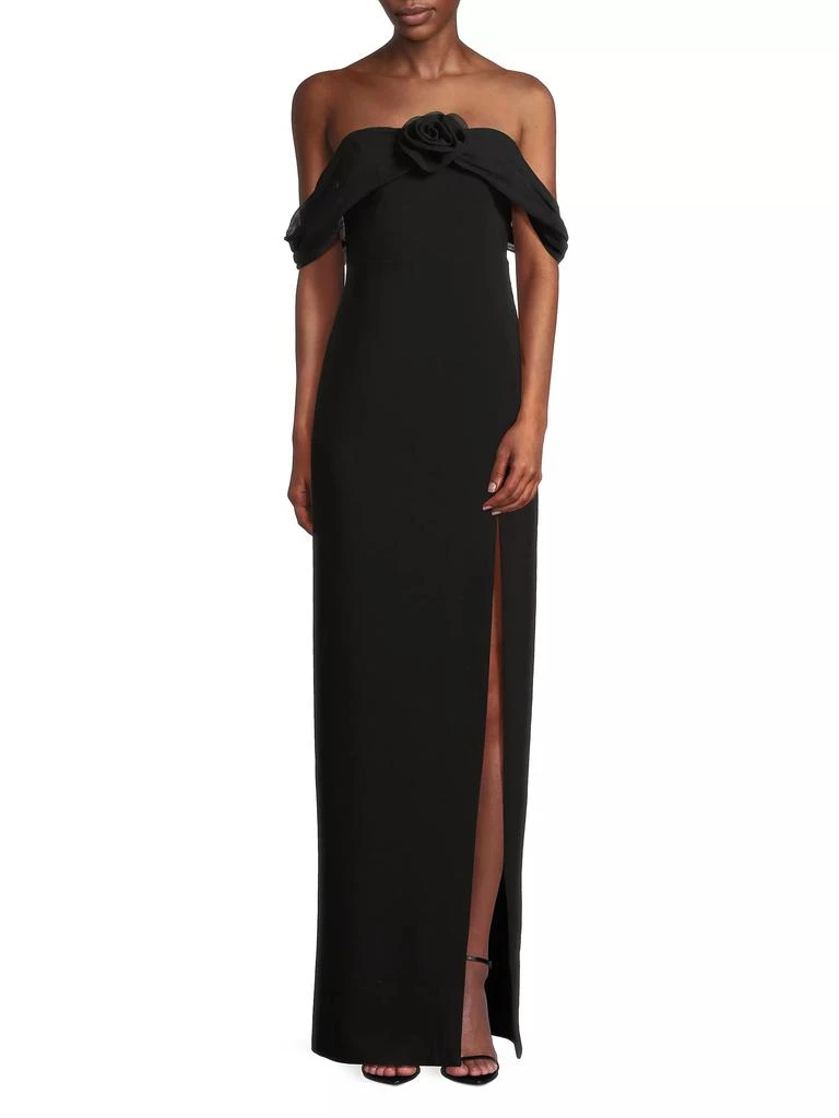 Likely Toula Off-the-Shoulder Column Gown 2