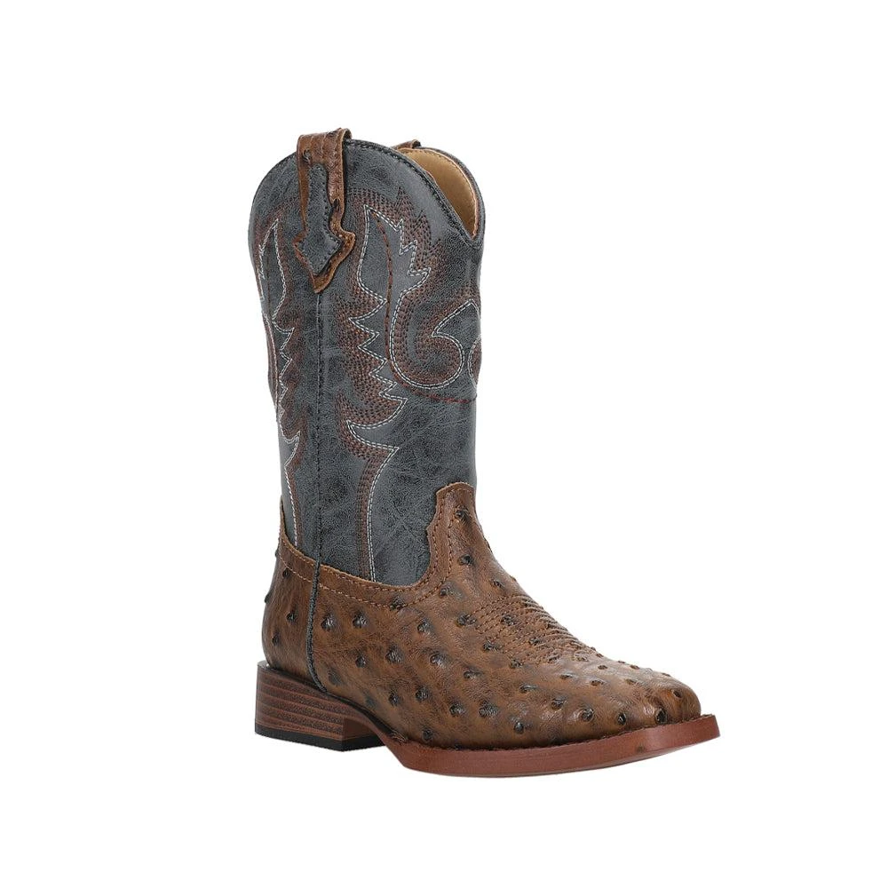 Roper Bumps Square Toe Cowboy Boots (Little Kid-Big Kid) 2