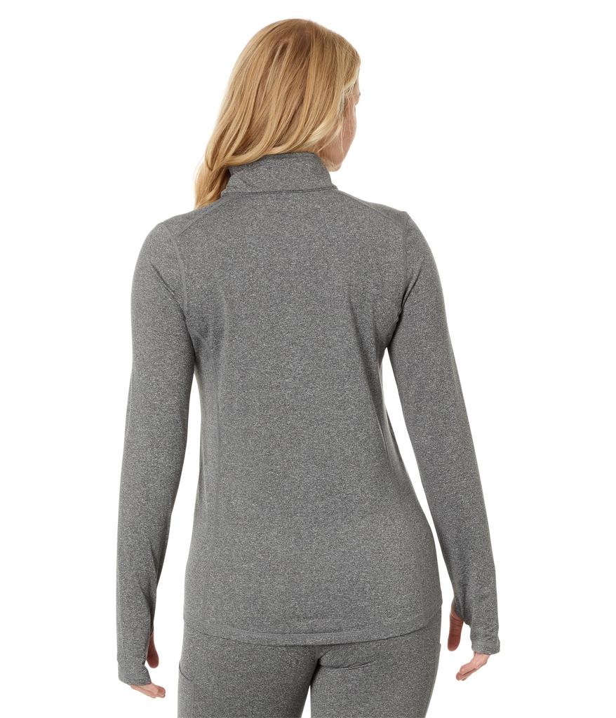 Hot Chillys Micro-Elite Chamois Solid Zip-T