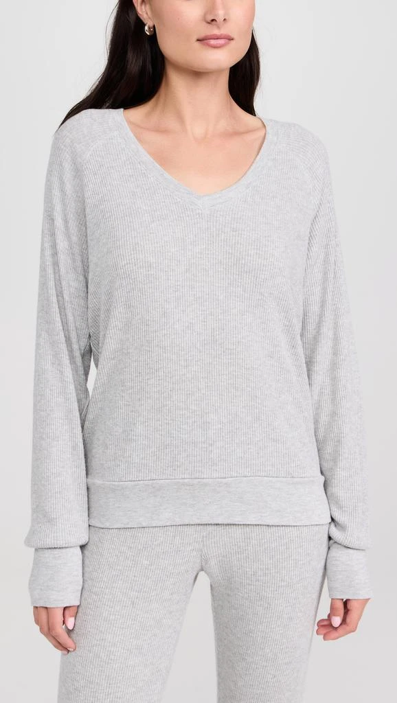 PJ Salvage Long Sleeve Textured Essentials Top 6