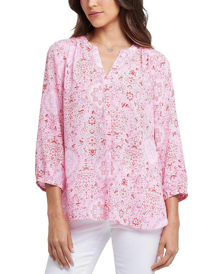 NYDJ Pintuck Blouse 1