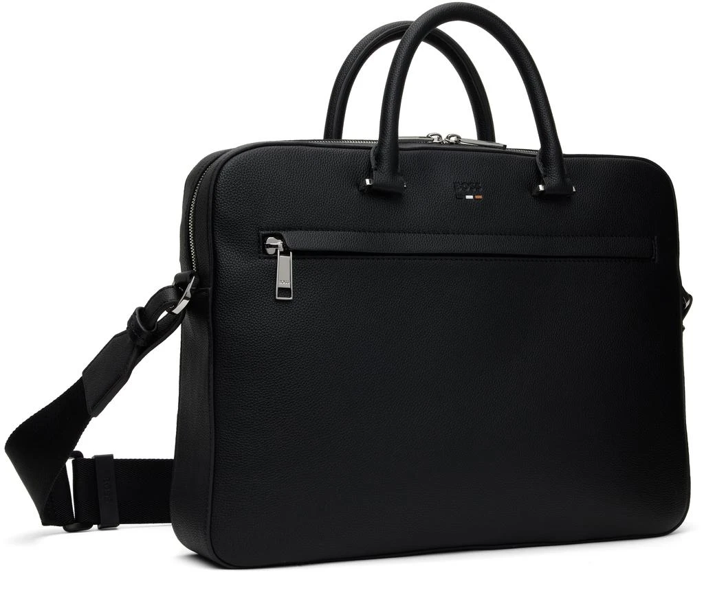 Hugo Boss Black Grained Faux-Leather Briefcase 2