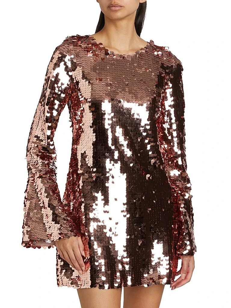 Graceland Annabella Sequined Bell-Sleeve Minidress  On Sale Now with Up to  63% Off | Discover Exclusive Deals & Savings at BeyondStyle  Authentic  LOVESHACKFANCY dresses|women's|sequin|a-line|women's apparel|long  sleeve|contemporary|Women's|solid|mini ...