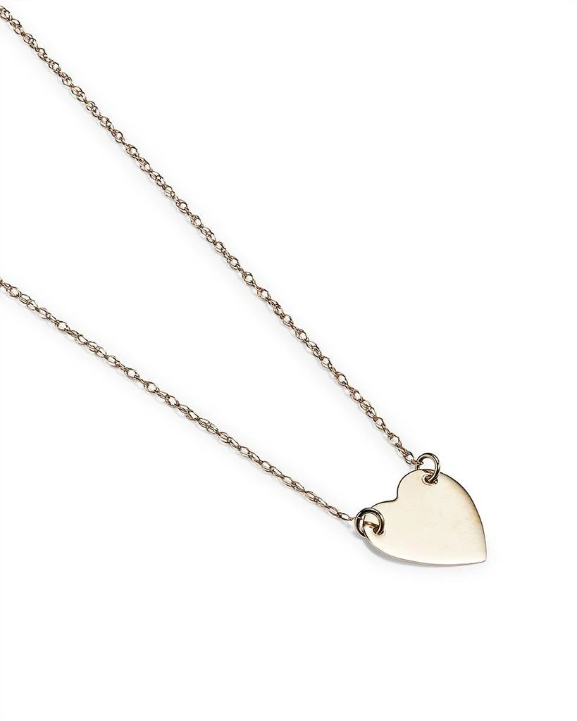 Moon & Meadow 14K Yellow Gold Heart Pendant Necklace, 16-18" 4