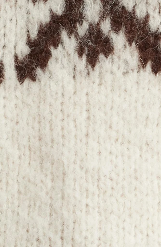 FRAME Fair Isle Alpaca Blend Sweater 6