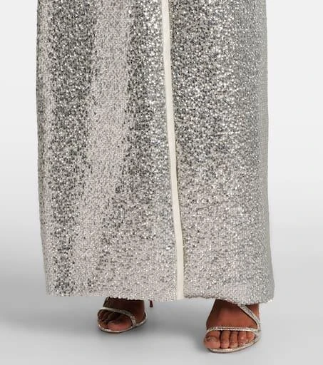 Markarian Allegra sequined wrap coat 6