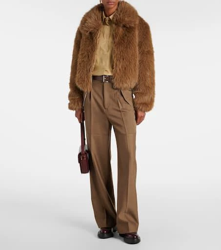 The Frankie Shop Hope faux fur jacket 2