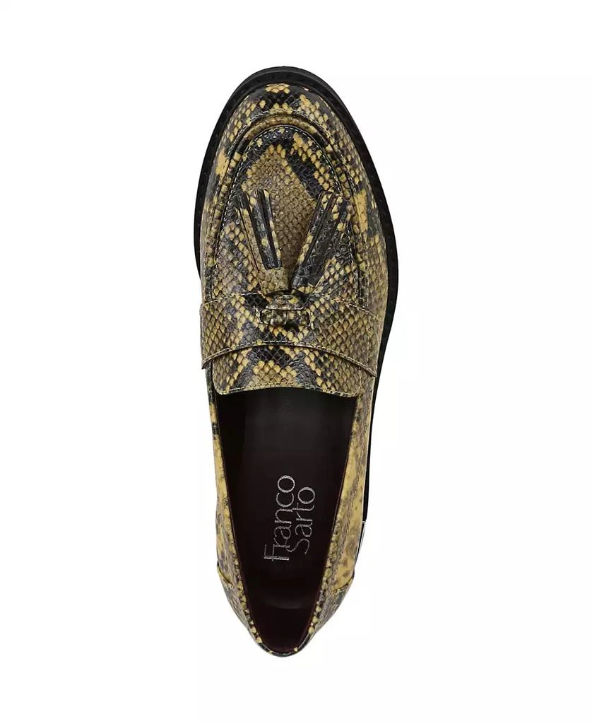 Franco Sarto Women's Carolynn Lug Sole Tassel Loafers 4
