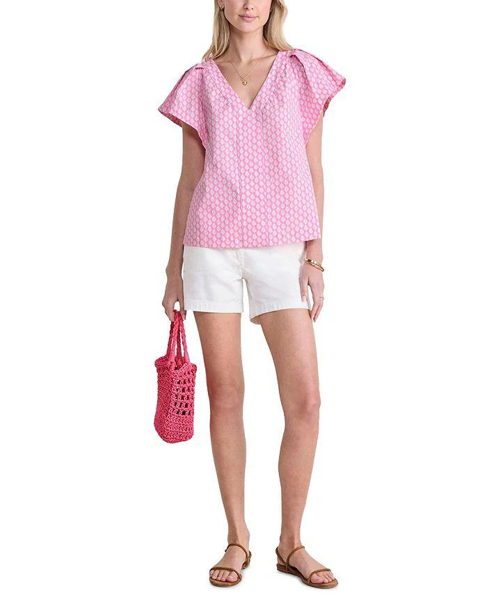 Vineyard Vines Harbor Flutter Sleeve Top 2