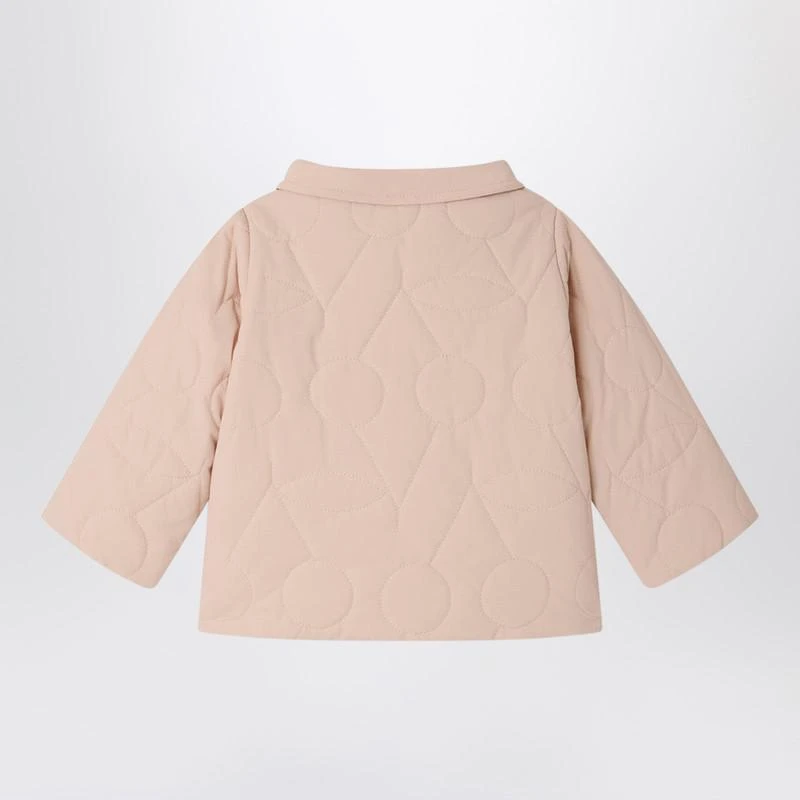 Bonpoint Luno light pink quilted jacket 2