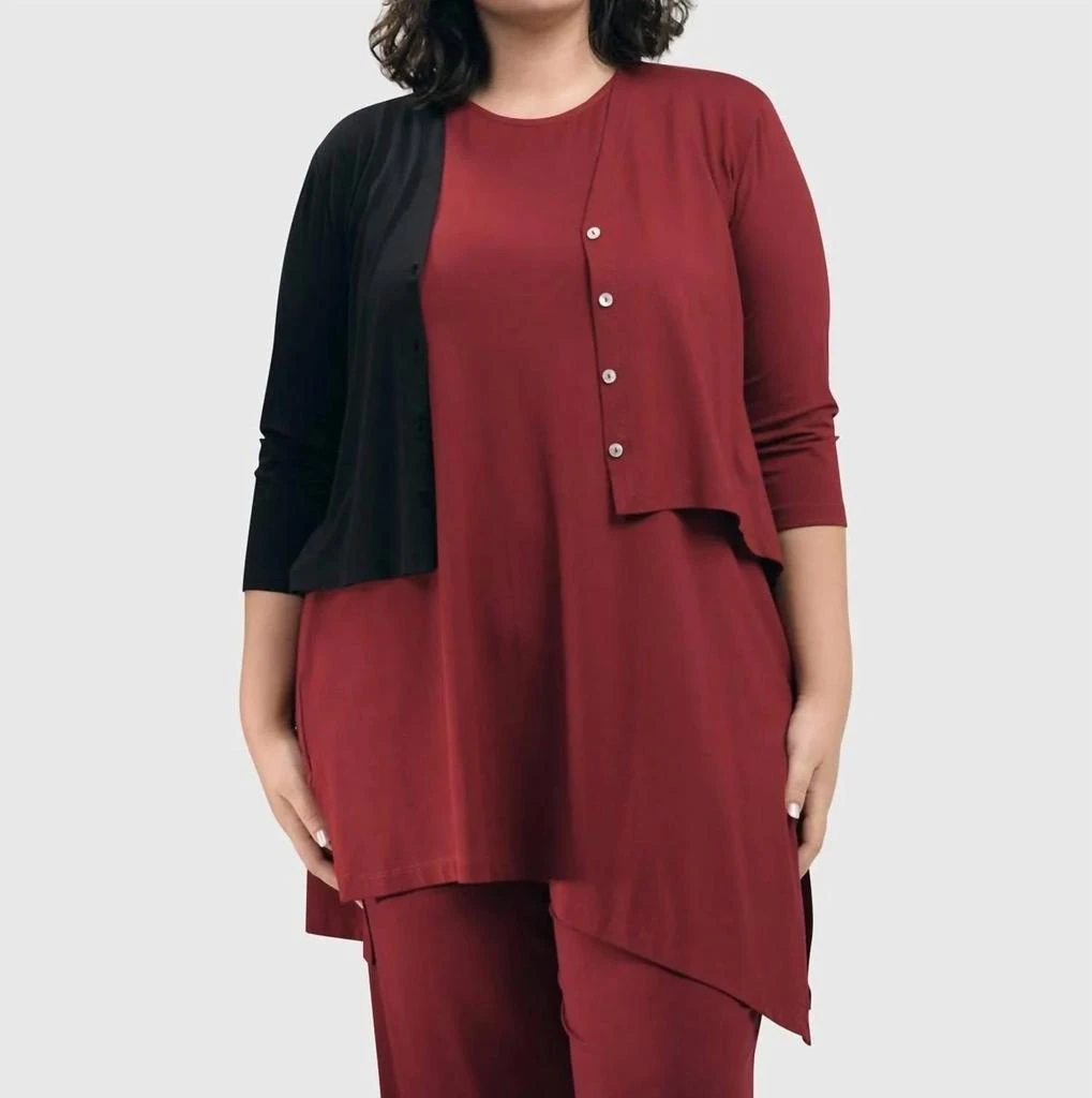 ALEMBIKA Alembika - Essential 2-tone Crop Cardigan