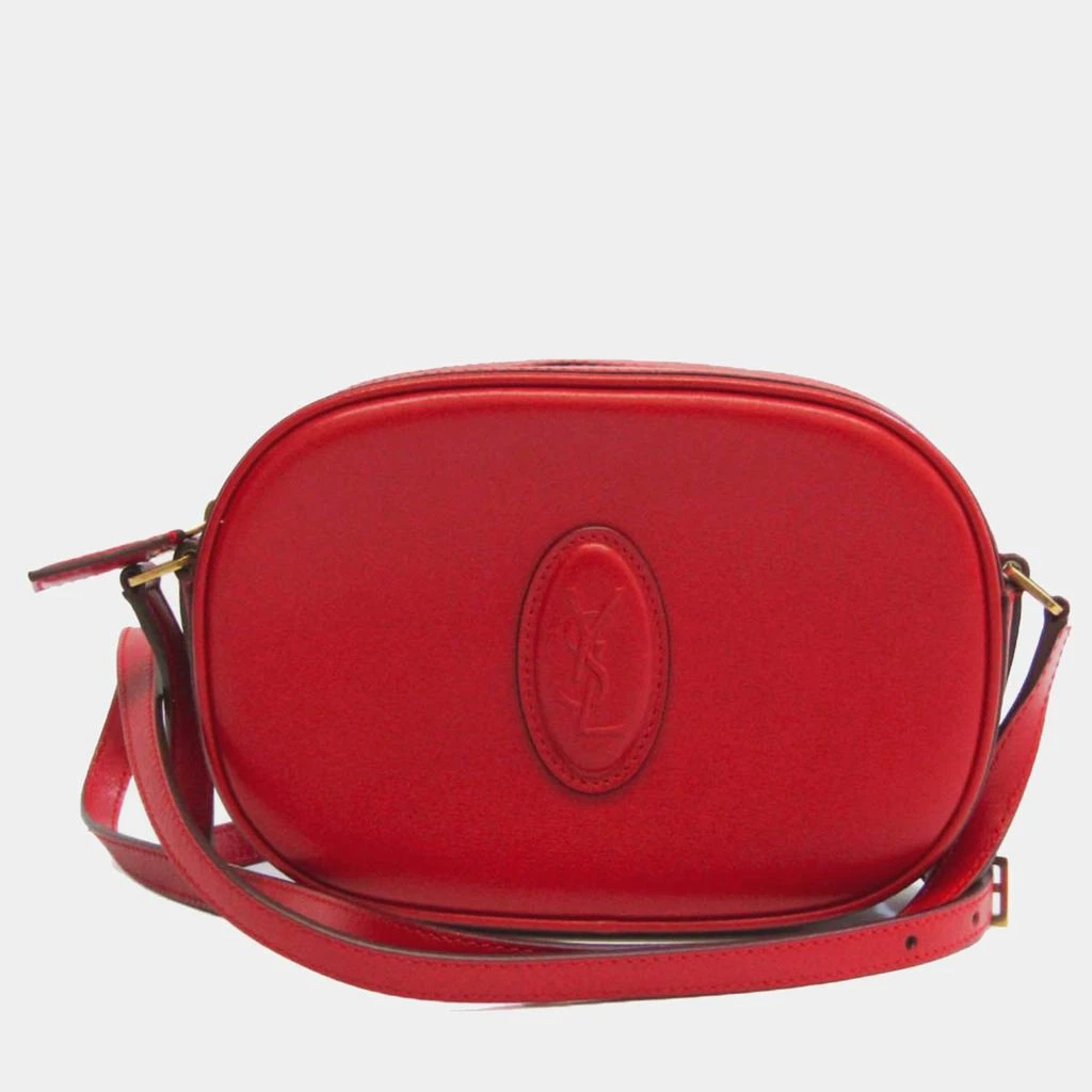 Yves Saint Laurent Saint Laurent red Leather Le 61 Camera Bag  1