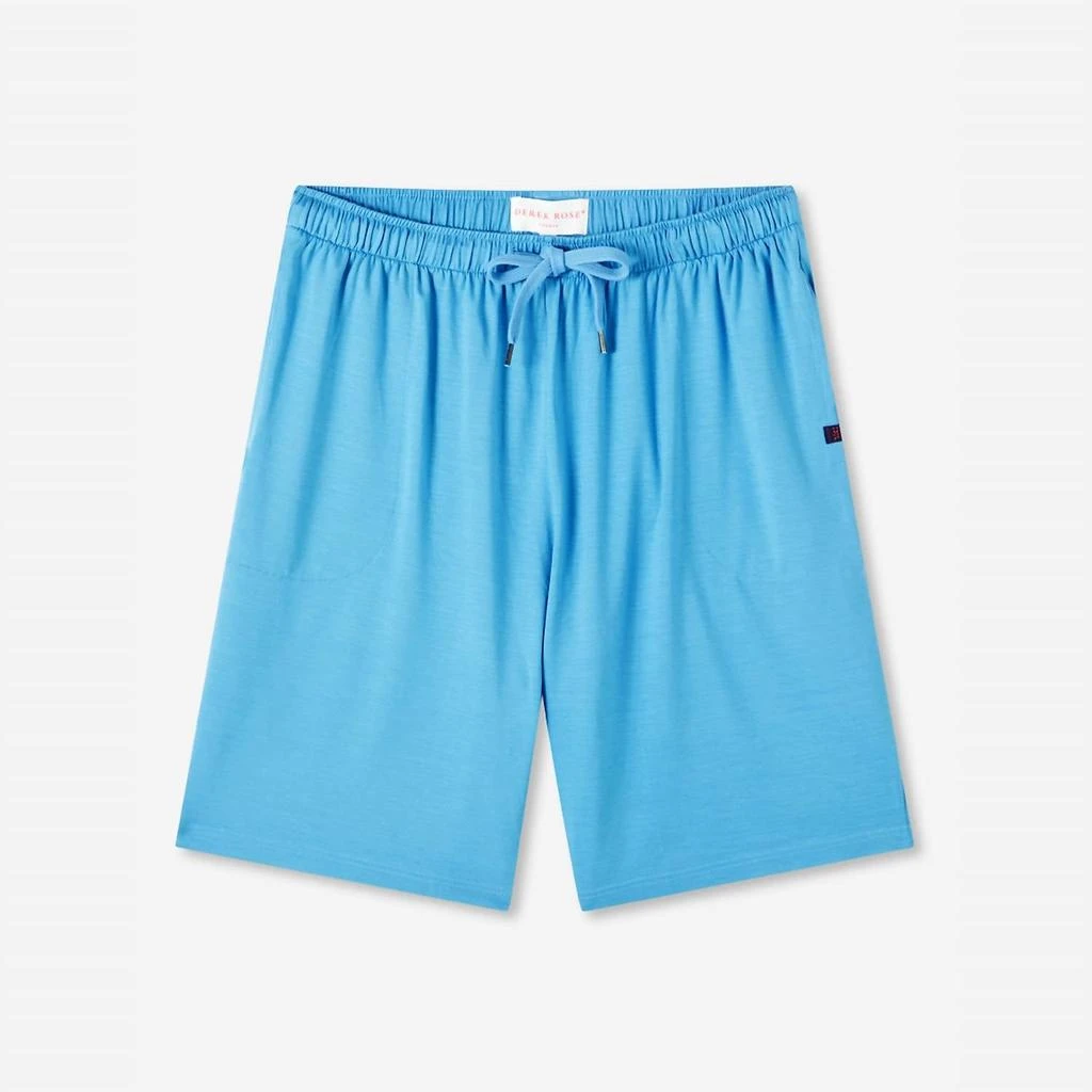 Derek Rose Men Basel Micro Modal Stretch Lounge Short In Blue 4