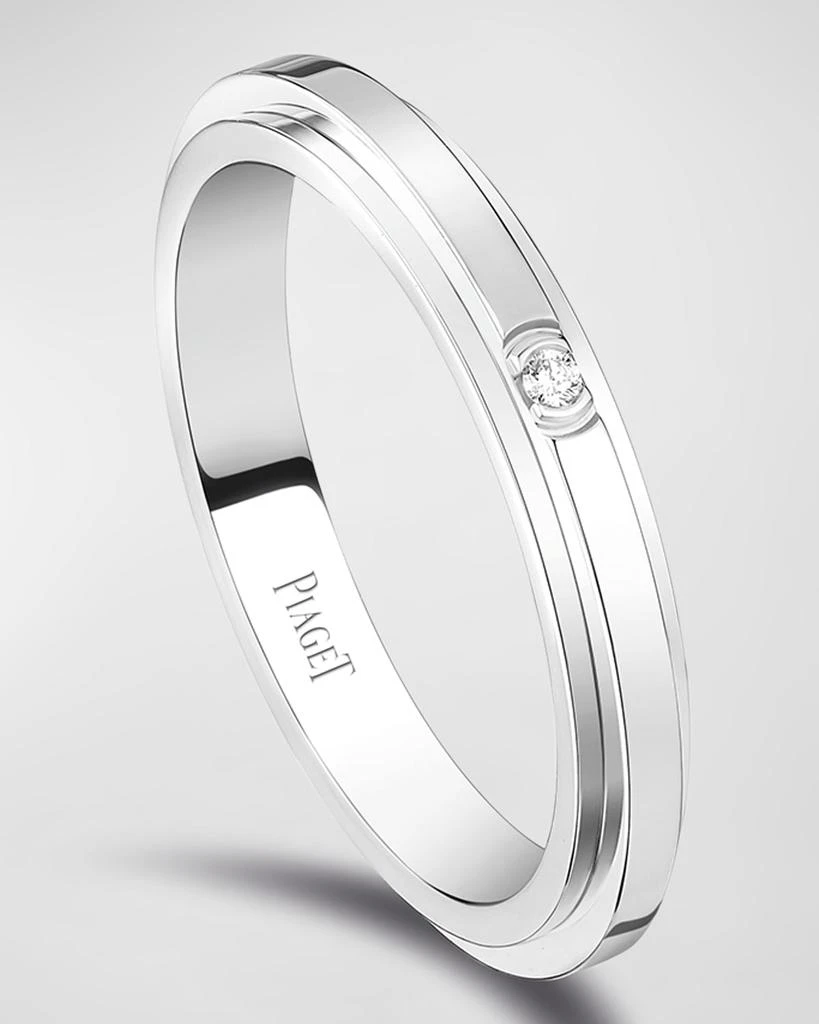 PIAGET Possession 18K White Gold 1-Diamond Ring
