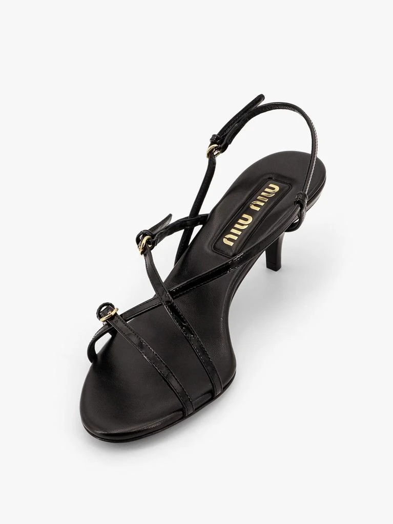 Miu Miu Patent leather sandals 4