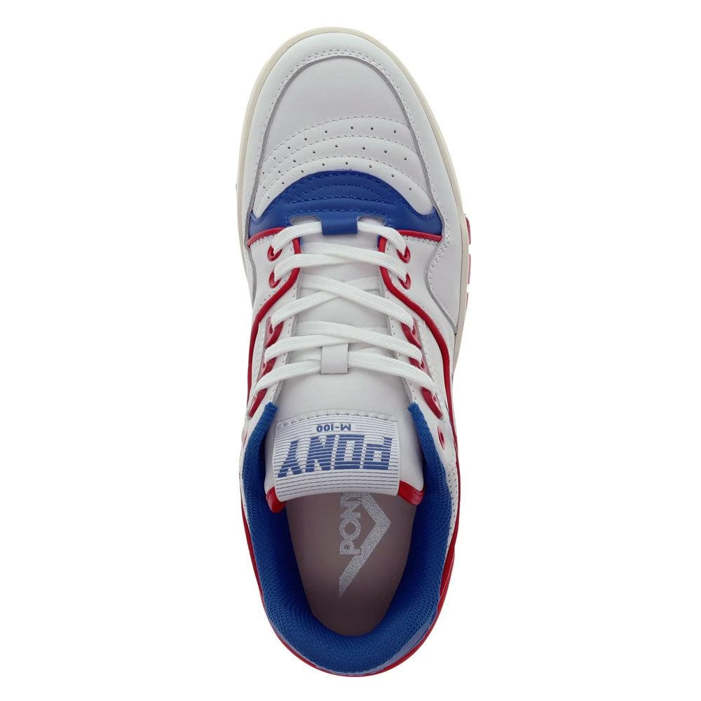 PONY Mens M100 Low Archive Genuine Leather Premium Lace Up Athletic Sneaker Shoe 2