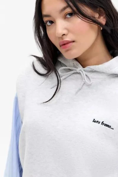 iets frans iets frans... Grey Cutoff Hoodie Sweatshirt 3