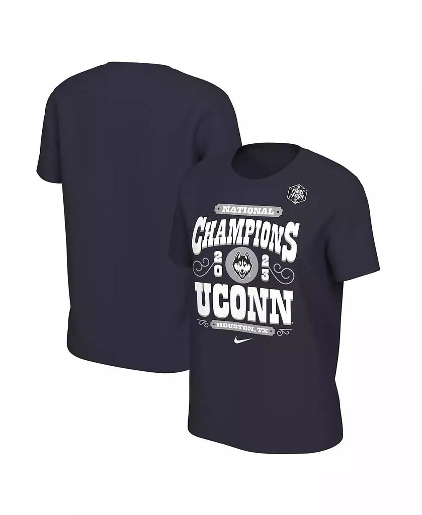 NIKE Women's Navy UConn Huskies 2023 NCAA Men's Basketball National Champions Celebration T-shirt
