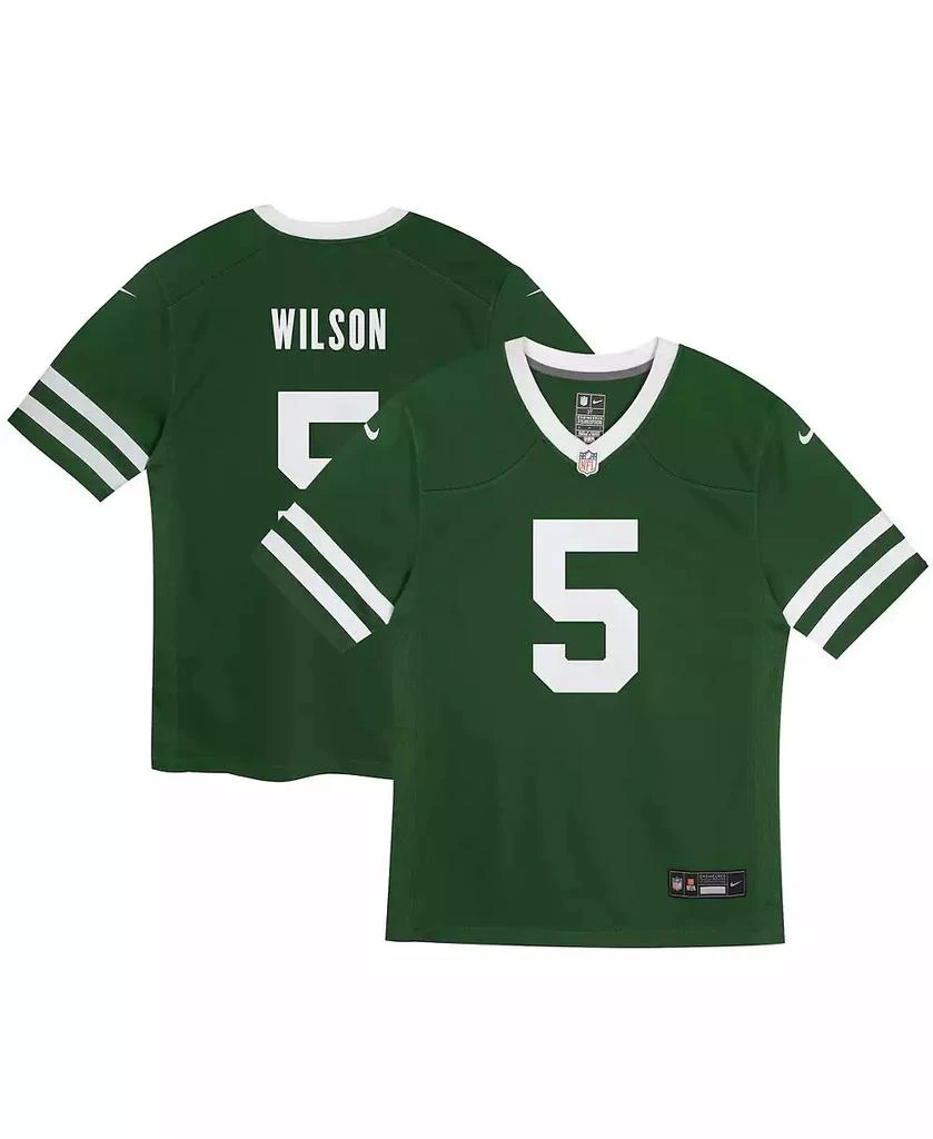 NIKE Infant Garrett Wilson Legacy Green New York Jets Game Jersey 1
