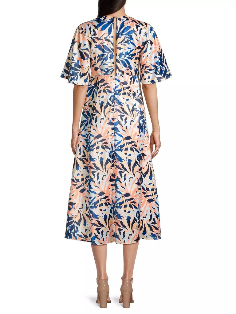 Laundry by Shelli Segal Tropical-Print Midi-Dress 5