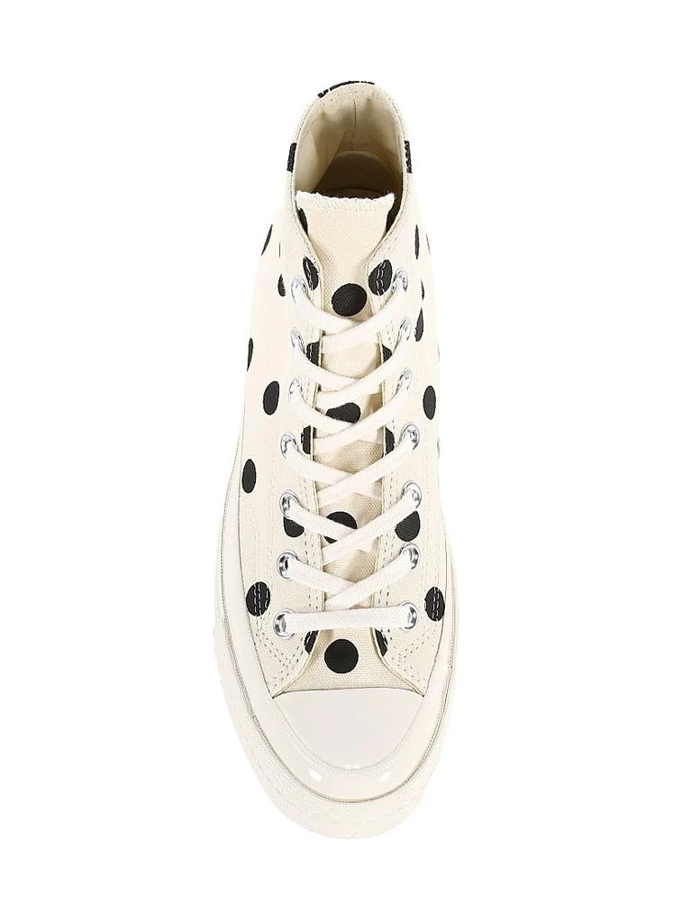 Comme des Garcons CdG PLAY x Converse Men's Chuck Taylor All Star Polka Dot High-Top Sneakers 5