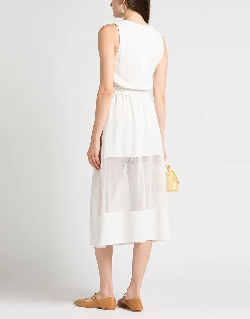 armani exchange midi dress $140 Armani Exchange Women's Sleeveless Midi Cotton Flared Dress, White, Size 0