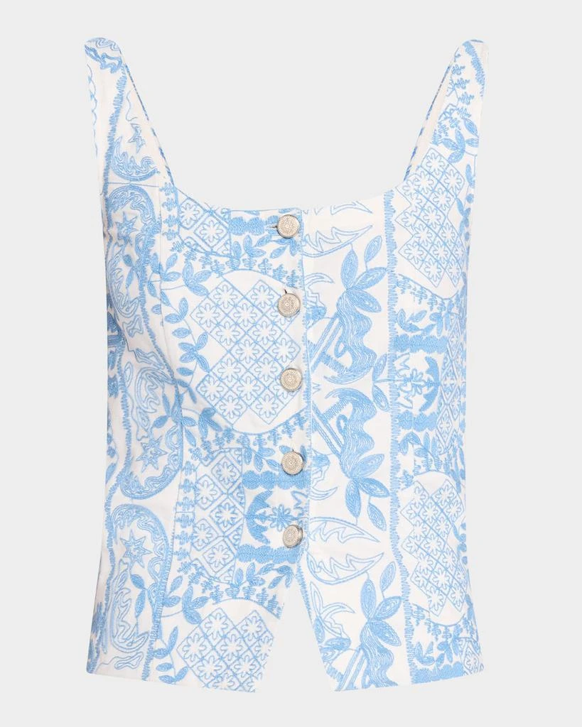 Love The Label Lenora Button-Front Top 1