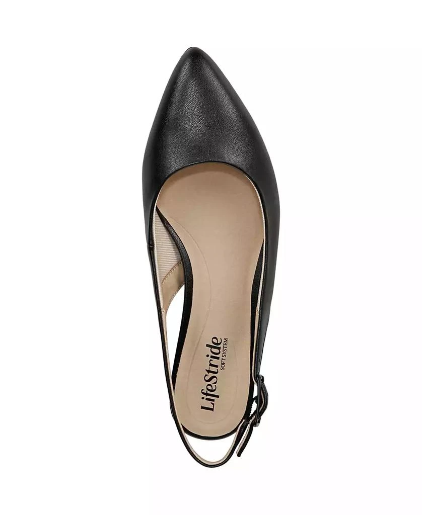LifeStride Women's Percy Pointed Toe Slingback Flats 4