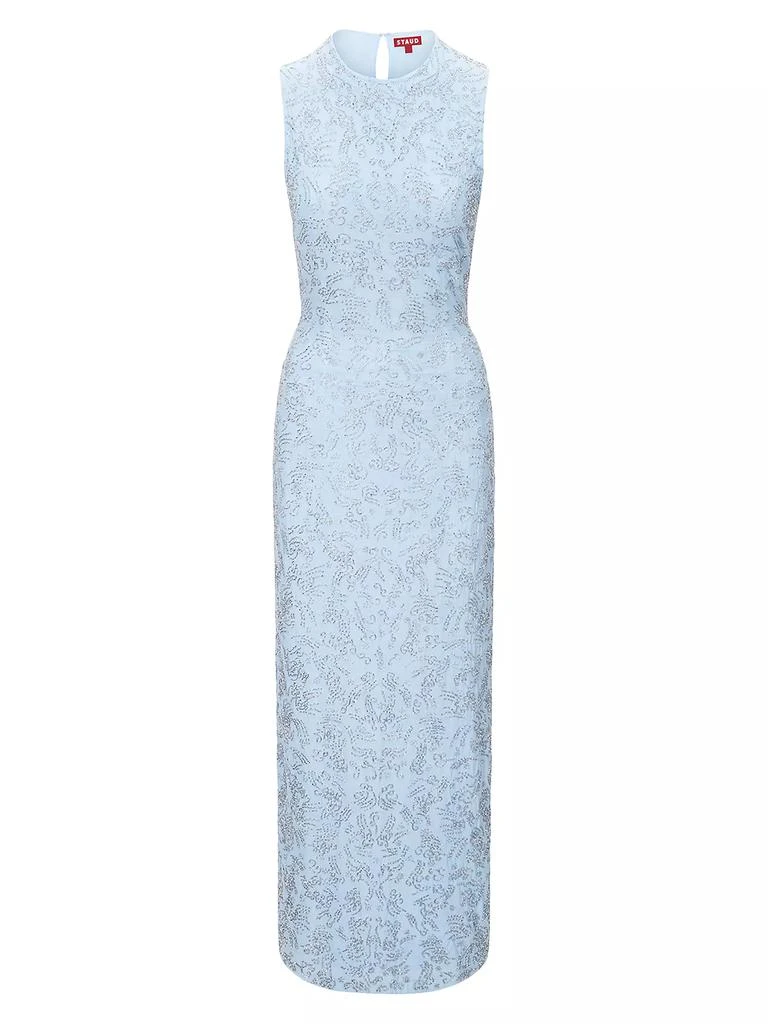 Staud Como Beaded Column Maxi Dress 1