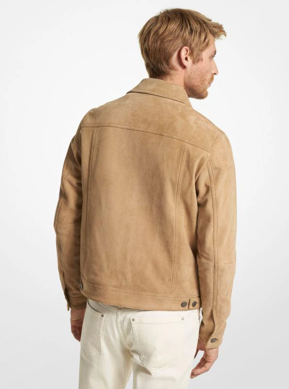 michael_kors Suede Zip-Up Trucker Jacket 2