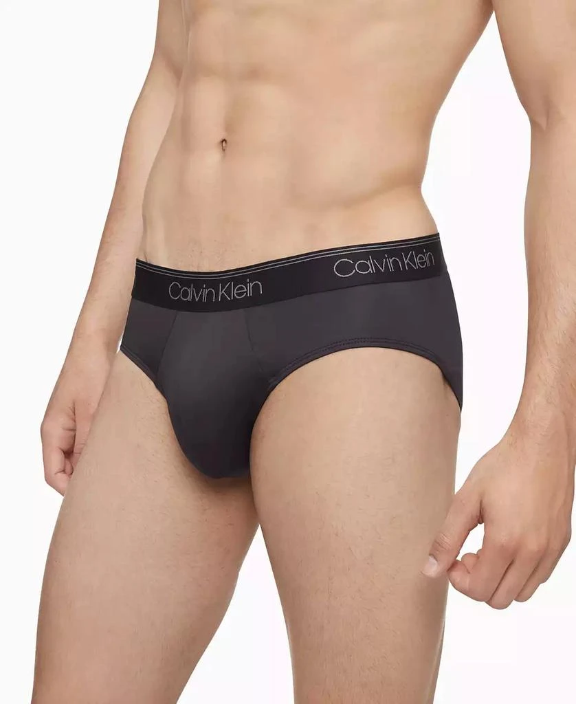 Calvin Klein Men's 3-Pack Microfiber Stretch Low-Rise Briefs Underwear 4
