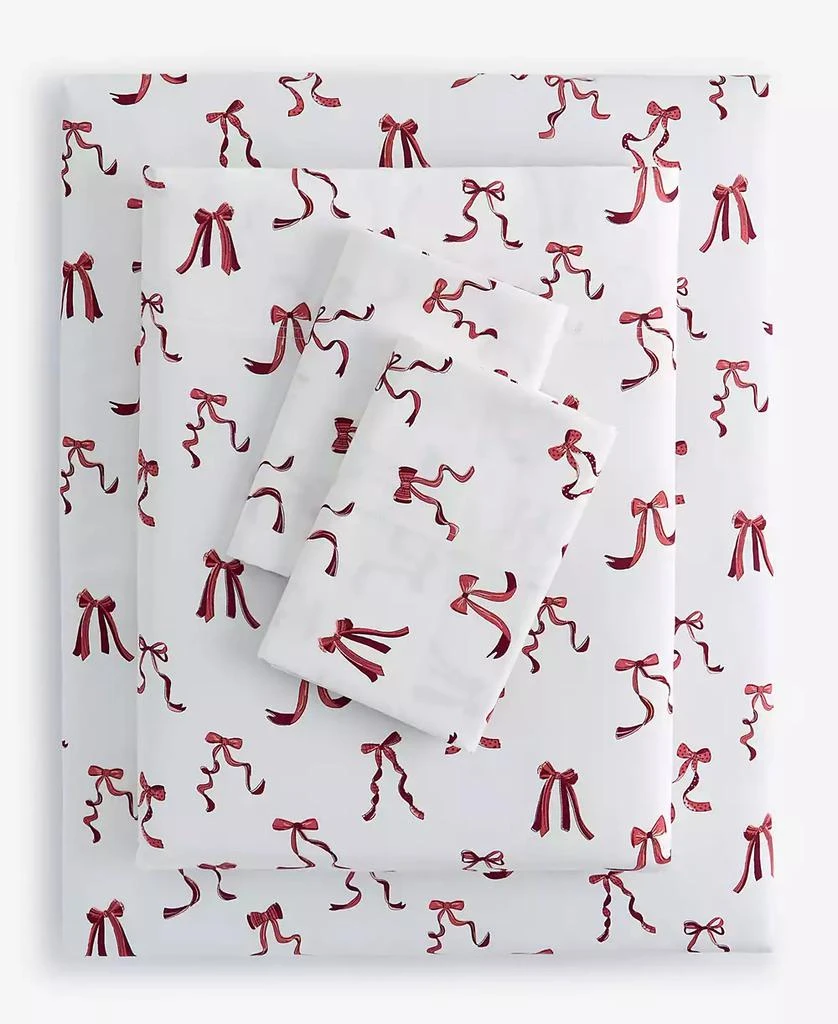 Charter Club 550 Thread Count Printed Cotton 4-Pc. Sheet Set, Queen, Exclusively at Macy’s 6