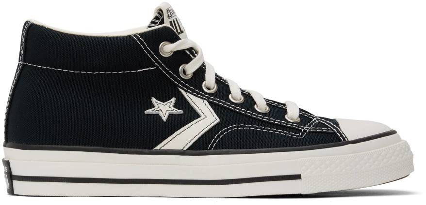 Converse Black Star Player 76 Mid Top Sneakers 1