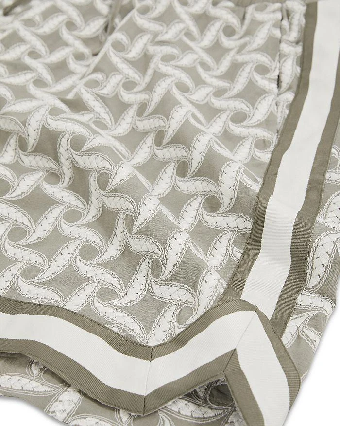 REISS Embroidered Drawstring 7.3" Shorts 5