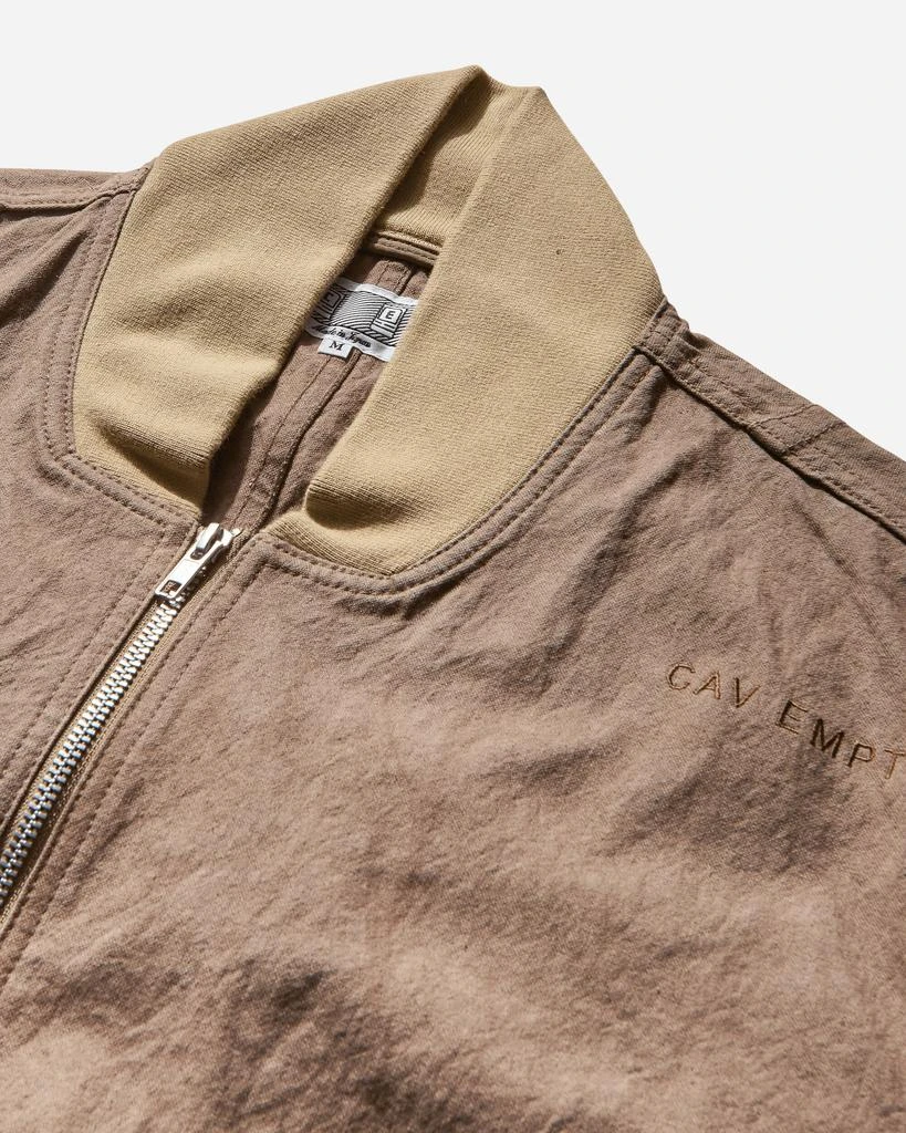 Cav Empt Men's Canvas Zip Jacket Brown 3