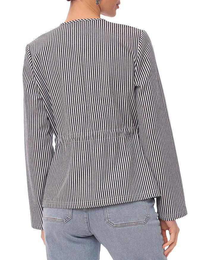 Bagatelle Collarless Striped Jacket