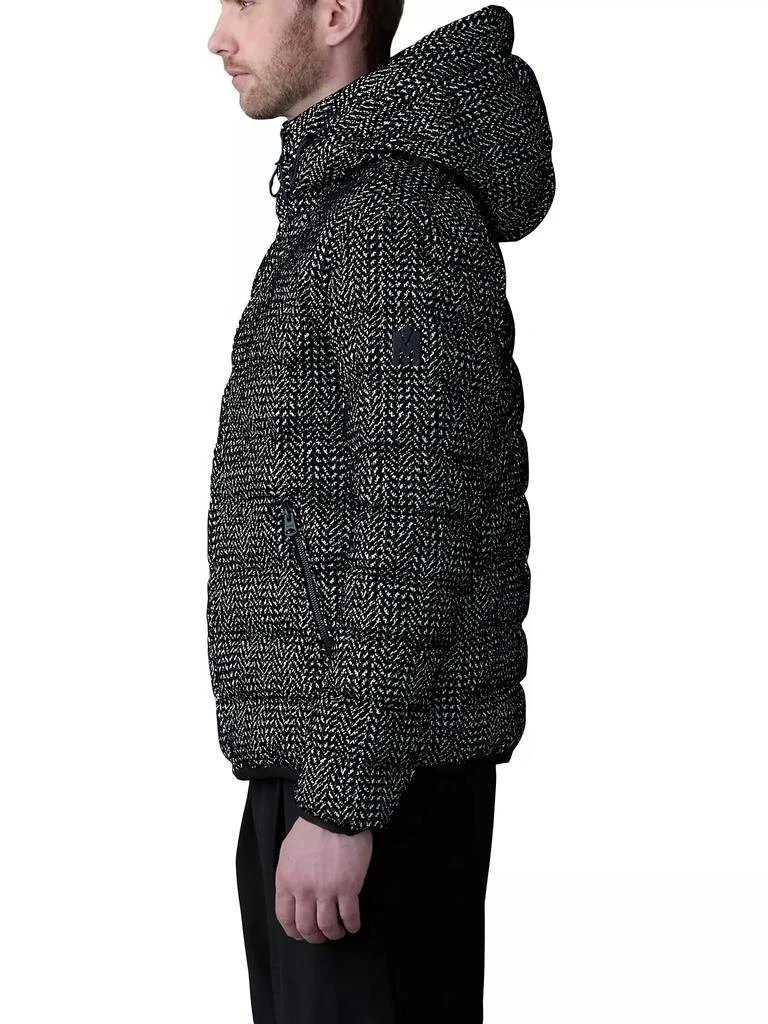 Mackage Jack Chevron &amp; Houndstooth Hooded Down Coat 4