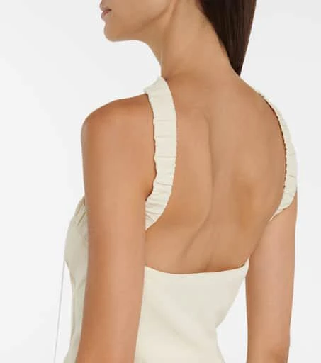 Jacquemus La Robe Ventoux halterneck midi dress 5