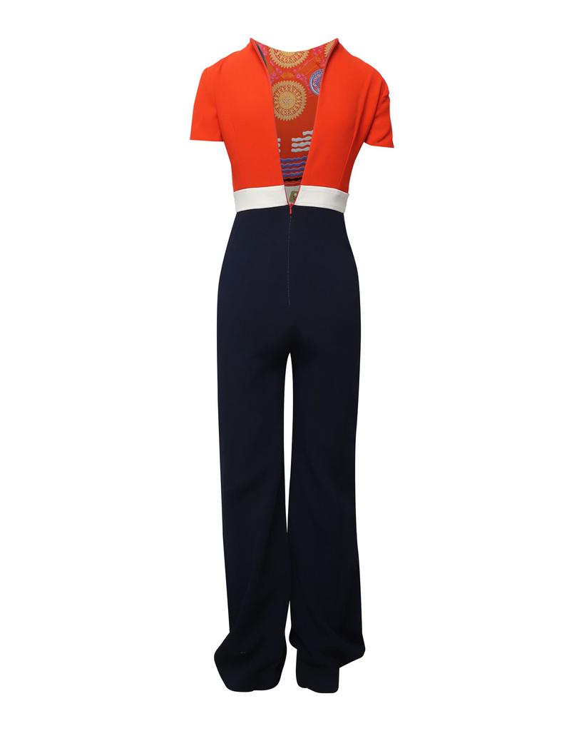 PETER PILOTTO Embroidered Jumpsuit in Multicolor Polyamide