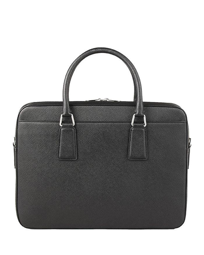 Sandro Downtown Large Saffiano Leather Briefcase