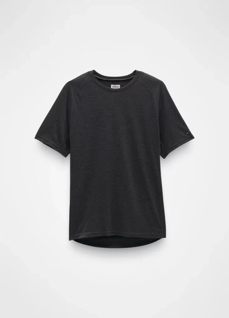 Prana Mens prAna Mission Trails Short Sleeve Tee - Black Heather 5