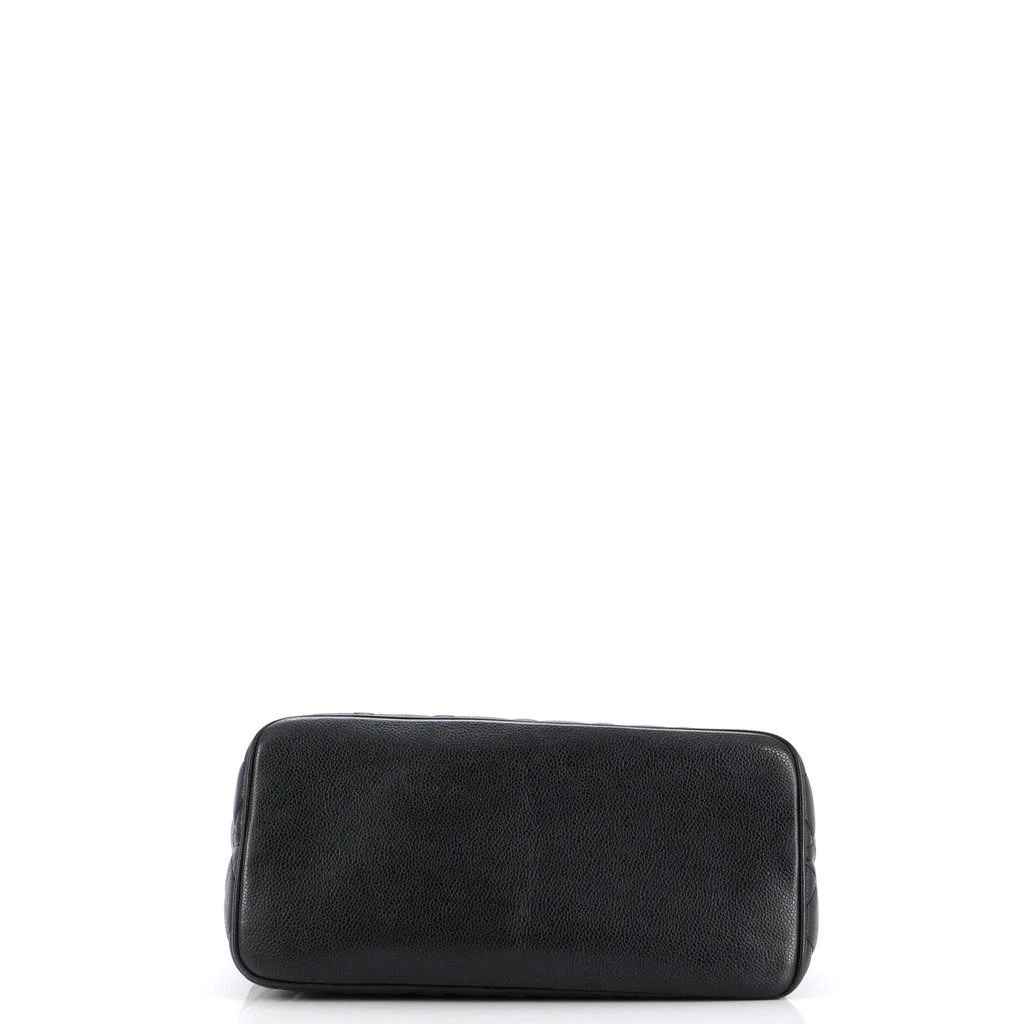 Chanel Medallion Tote Quilted Caviar 5