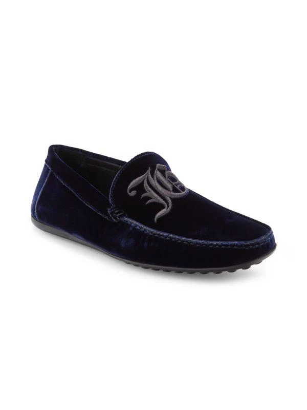 Logo Velvet Loafers – On Sale Now with Up to 78% Off  display picture 3