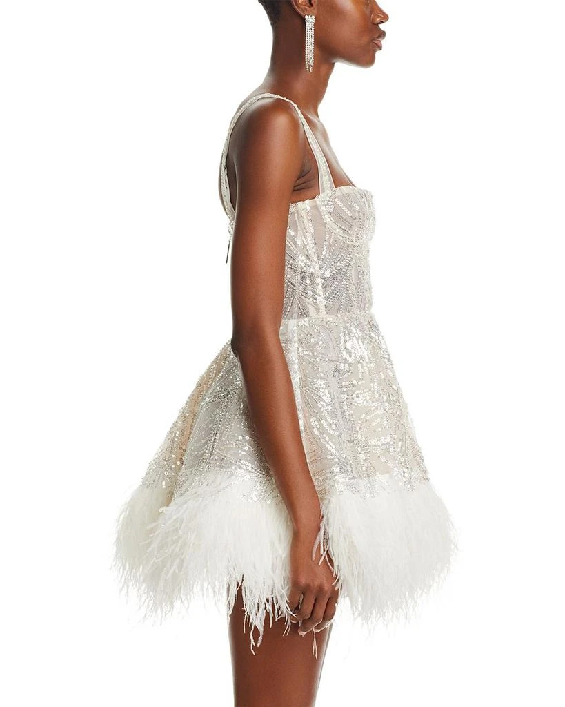 BRONX AND BANCO Mademoiselle Beaded Bustier Mini Dress 5