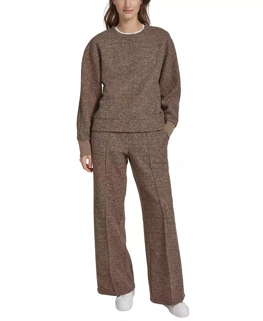 Marc New York by Andrew Marc Andrew Marc Sport Women's Fuzzy Knit Crewneck Sweatshirt 4