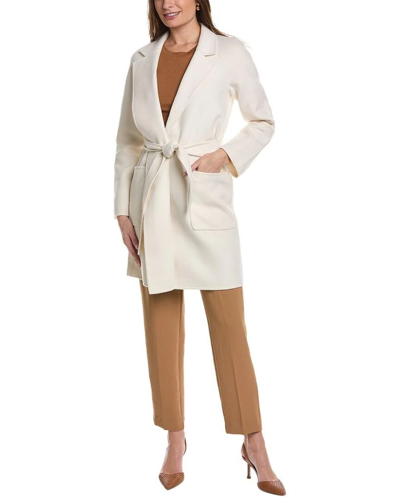 Michael Kors Michael Kors Collection Melton Wool Bathrobe Coat 3