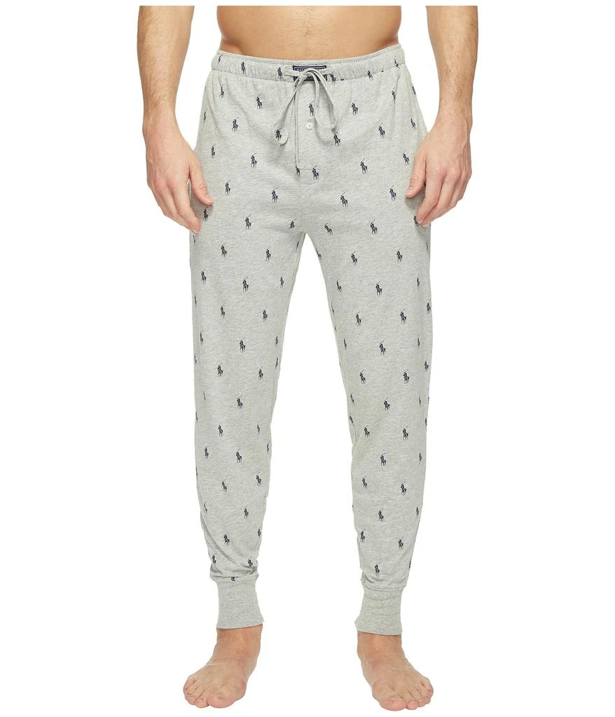 Ralph Lauren All Over Pony Player Knit Sleepwear Joggers 1