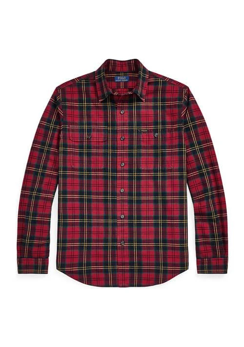 Ralph Lauren Ralph Lauren Classic Fit Plaid Brushed Oxford Shirt 4