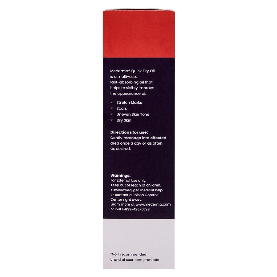 Mederma Quick Dry Oil Scar & Stretch Mark Treatment Unscented 7
